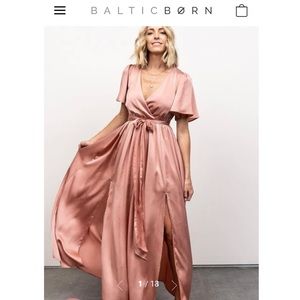 Baltic Born Sicily Satin Maxi Dress